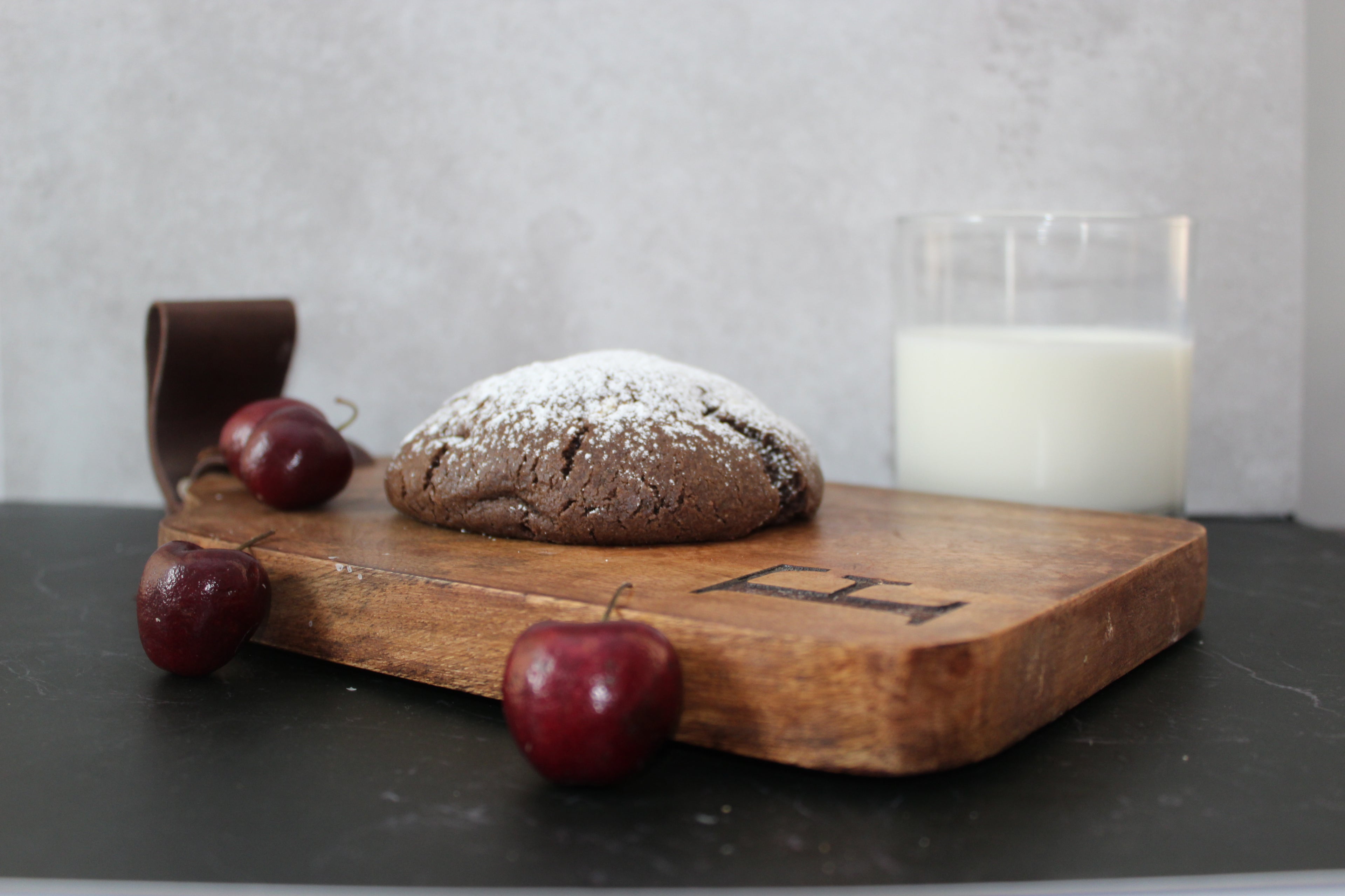 Black Forest Cookie With Cherry Filling